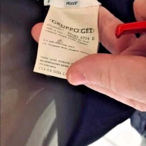 Vintage VALENTINO Classic Black Skirt Suit 8/10 - Picture 4 of 11